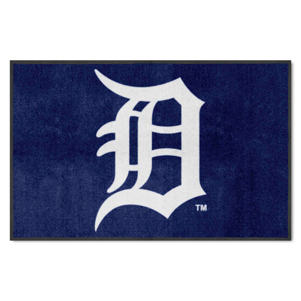 MLB - Detroit Tigers 4X6 Logo Mat - Landscape