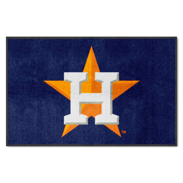 MLB - Houston Astros 4X6 Logo Mat - Landscape