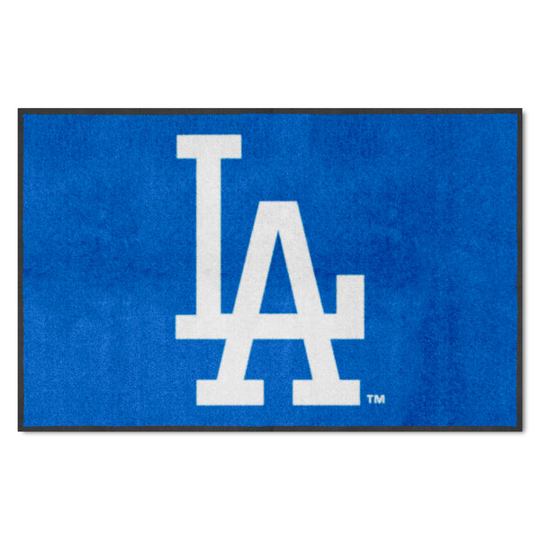 MLB - Los Angeles Dodgers 4X6 Logo Mat - Landscape