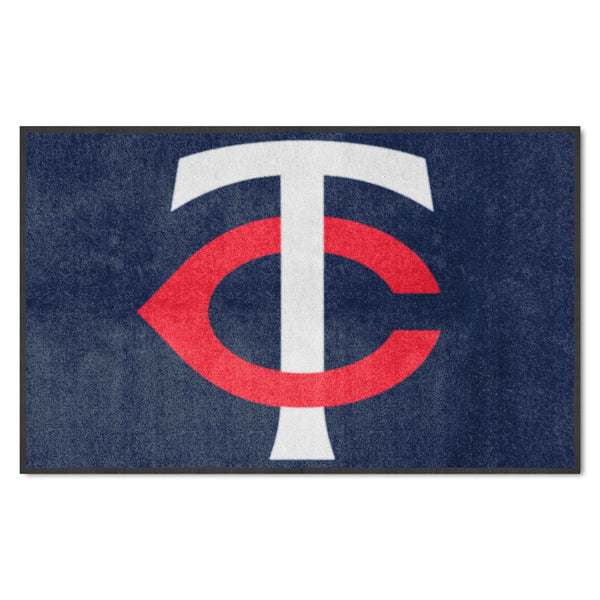 MLB - Minnesota Twins 4X6 Logo Mat - Landscape