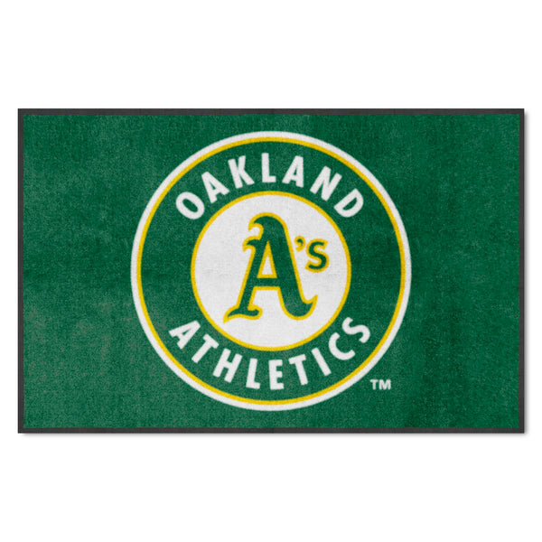 MLB - Oakland Athletics 4X6 Logo Mat - Landscape
