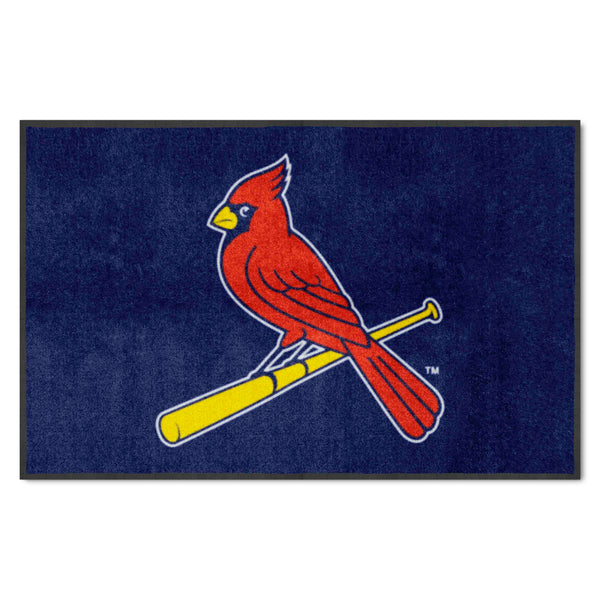 MLB - St. Louis Cardinals 4X6 Logo Mat - Landscape