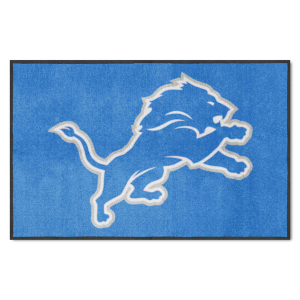NFL - Detroit Lions 4X6 Logo Mat - Landscape