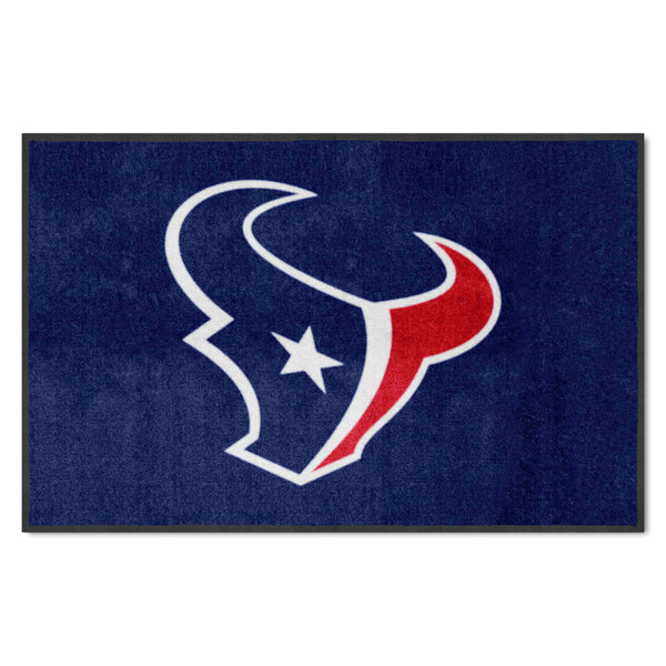 NFL - Houston Texans 4X6 Logo Mat - Landscape