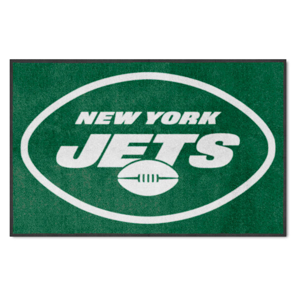 NFL - New York Jets 4X6 Logo Mat - Landscape