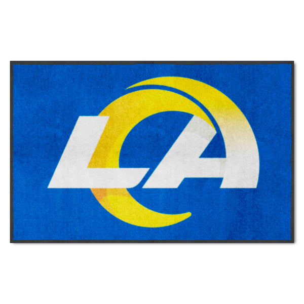 NFL - Los Angeles Rams 4X6 Logo Mat - Landscape