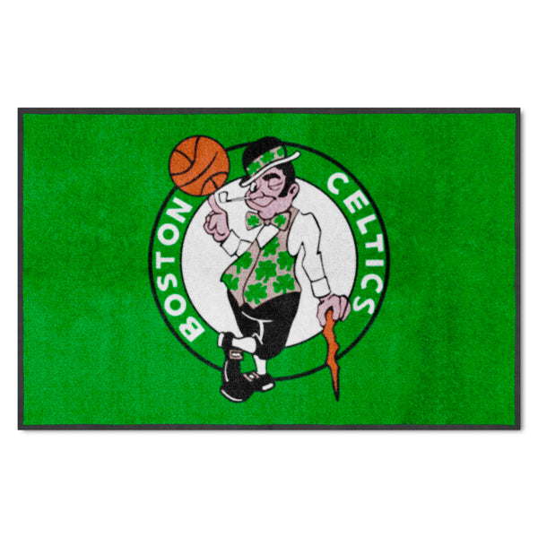 NBA - Boston Celtics 4X6 Logo Mat - Landscape