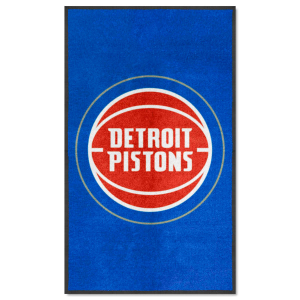 NBA - Detroit Pistons 3X5 Logo Mat - Portrait