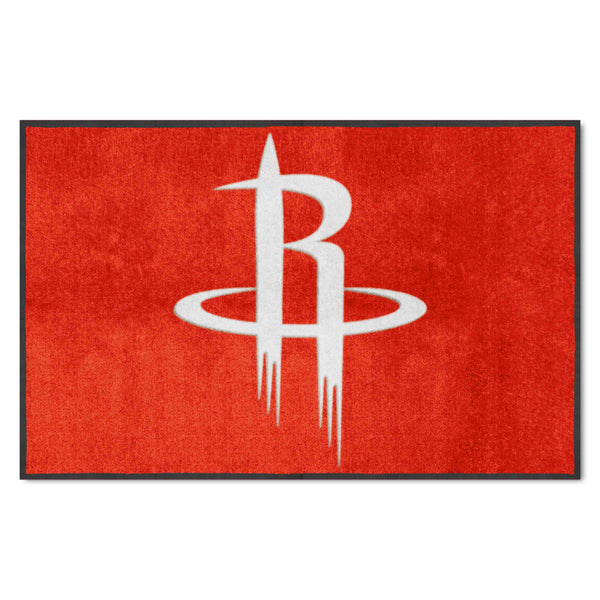 NBA - Houston Rockets 4X6 Logo Mat - Landscape