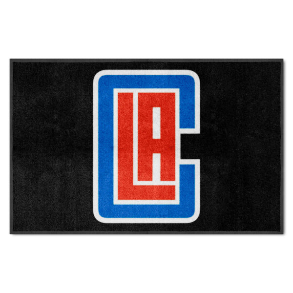 NBA - Los Angeles Clippers 4X6 Logo Mat - Landscape