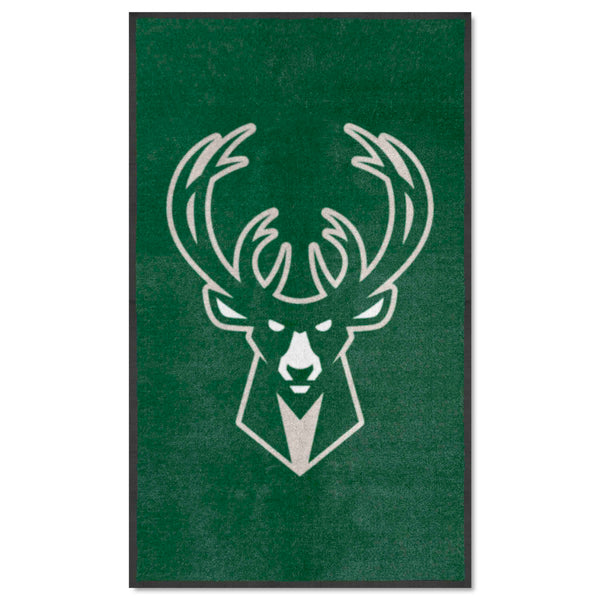 NBA - Milwaukee Bucks 3X5 Logo Mat - Portrait