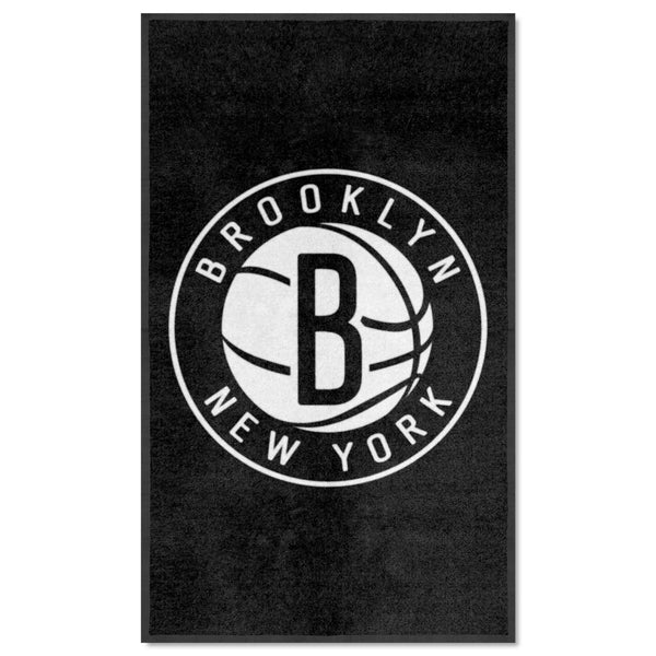 NBA - Brooklyn Nets 3X5 Logo Mat - Portrait