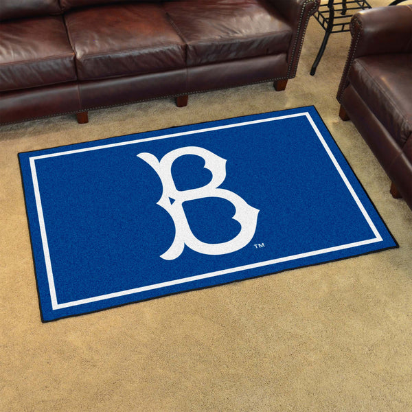 MLBCC - Los Angeles Dodgers 4x6 Rug with B Logo