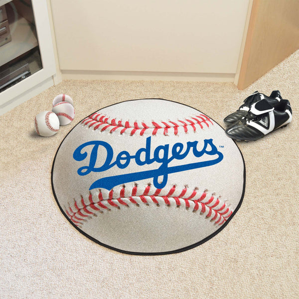 MLBCC - Los Angeles Dodgers Baseball Mat with Dodgers Logo