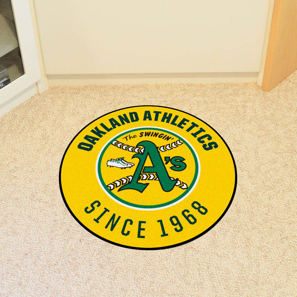 MLBCC - Oakland Athletics Roundel Mat with A's Logo