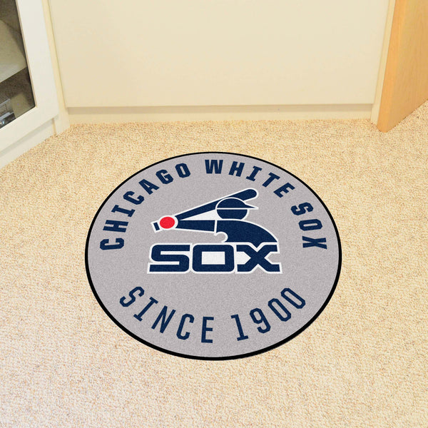 MLBCC - Chicago White Sox Roundel Mat with Sox Symbol Logo
