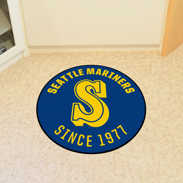 MLBCC - Seattle Mariners Roundel Mat with S Logo