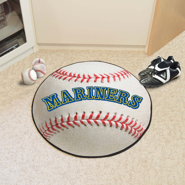 MLBCC - Seattle Mariners Baseball Mat with Mariners Logo