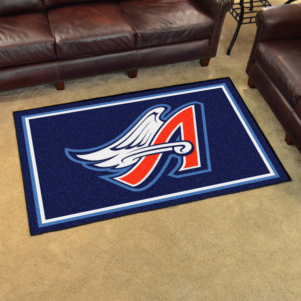 MLBCC - Los Angeles Angels 4x6 Rug with A Logo