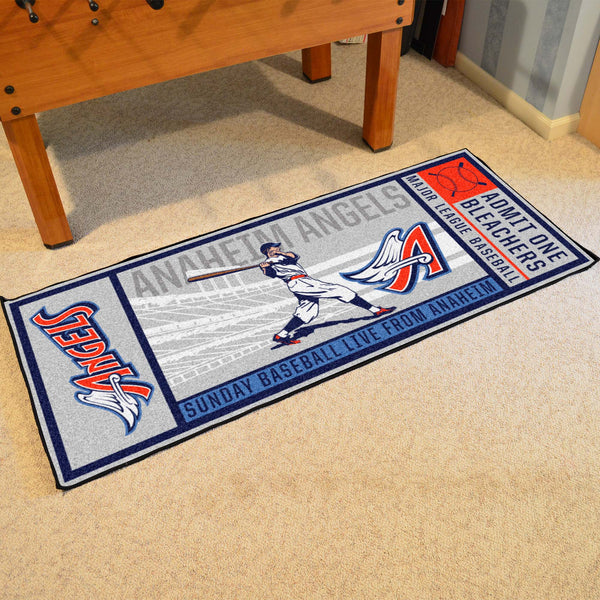 MLBCC - Los Angeles Angels Ticket Runner with A Logo