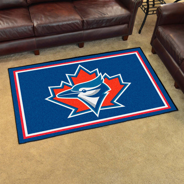 MLBCC - Toronto Blue Jays 4x6 Rug with Symbol Logo