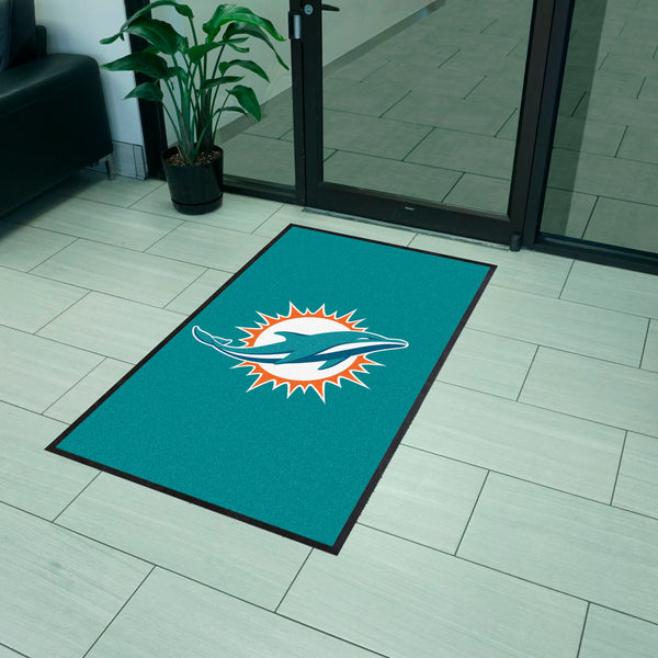 NFL - Miami Dolphins 3X5 Logo Mat - Portrait