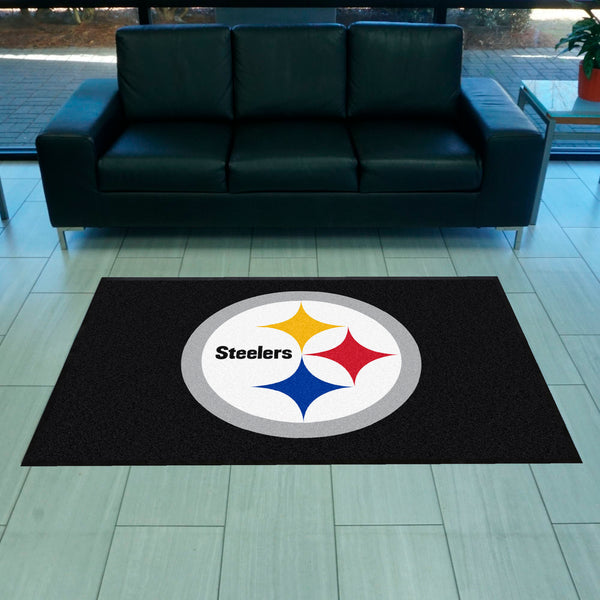 NFL - Pittsburgh Steelers 4X6 Logo Mat - Landscape