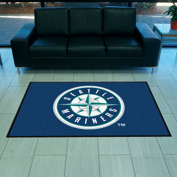 MLB - Seattle Mariners 4X6 Logo Mat - Landscape