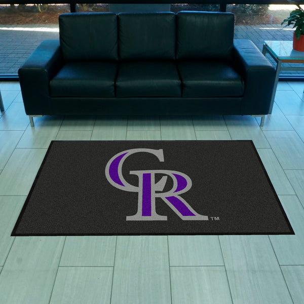 MLB - Colorado Rockies 4X6 Logo Mat - Landscape