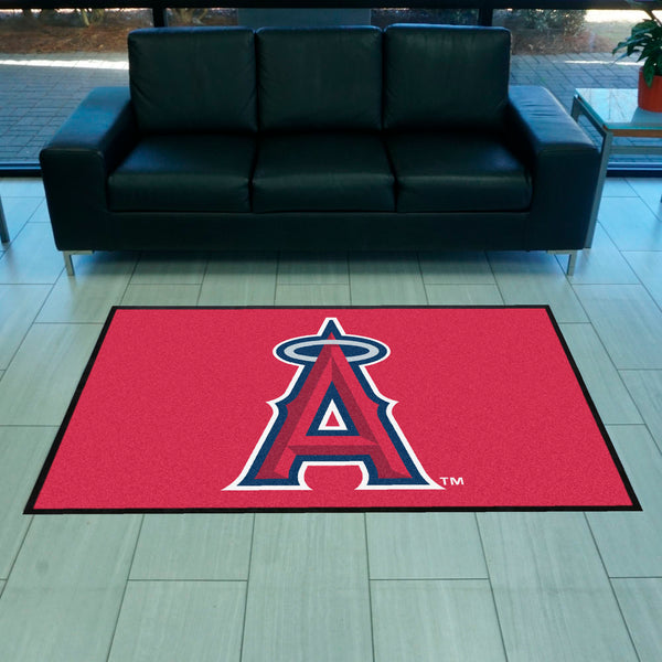 MLB - Los Angeles Angels 4X6 Logo Mat - Landscape