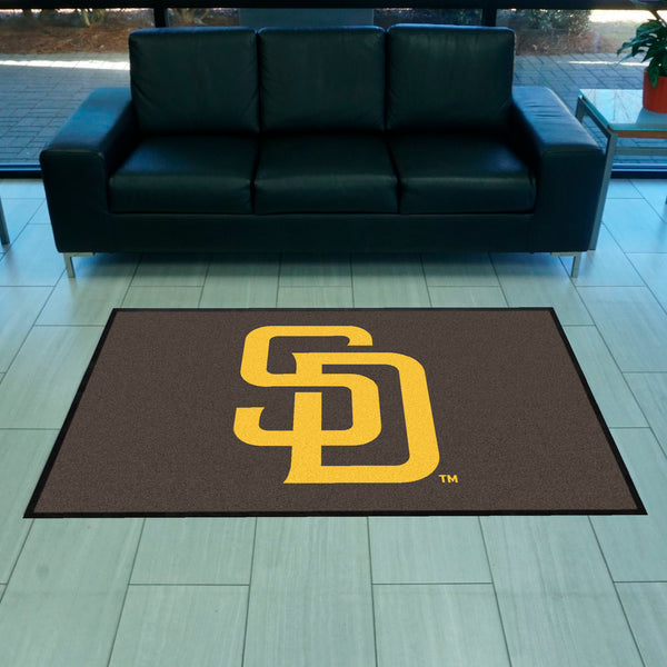 MLB - San Diego Padres 4X6 Logo Mat - Landscape