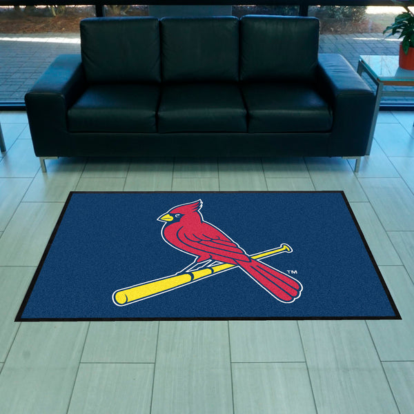 MLB - St. Louis Cardinals 4X6 Logo Mat - Landscape