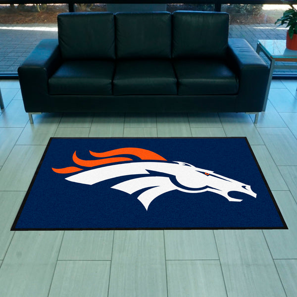 NFL - Denver Broncos 4X6 Logo Mat - Landscape