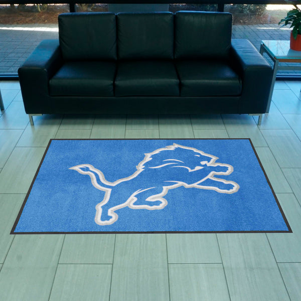 NFL - Detroit Lions 4X6 Logo Mat - Landscape