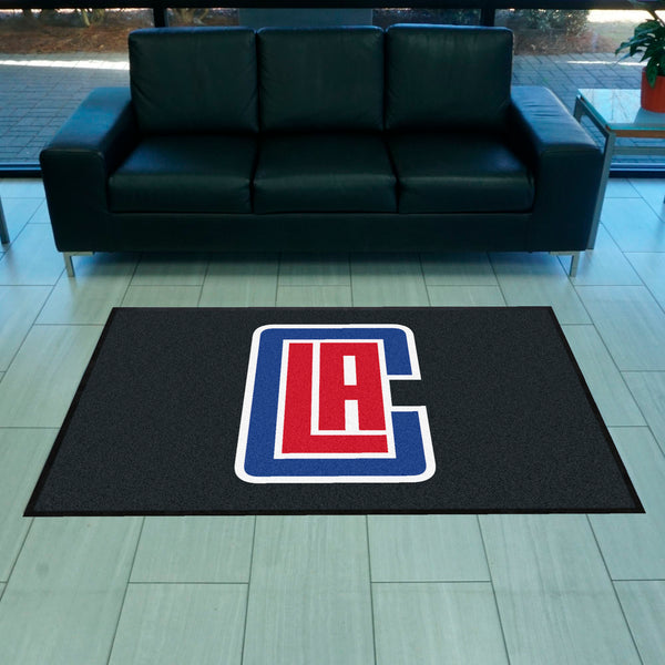NBA - Los Angeles Clippers 4X6 Logo Mat - Landscape