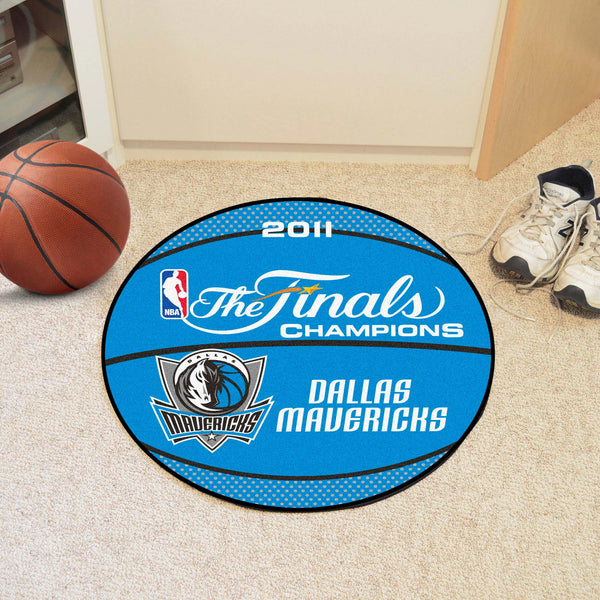 NBA - Dallas Mavericks Basketball Mat with 2011 NBA The Finals Champions Logo
