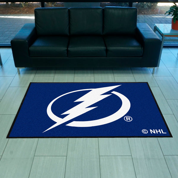 NHL - Tampa Bay Lightning 4X6 Logo Mat - Landscape