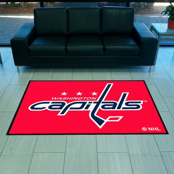 NHL - Washington Capitals 4X6 Logo Mat - Landscape