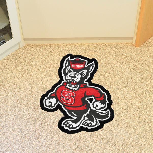 North Carolina State University Mascot Mat with NCS Mascot Logo