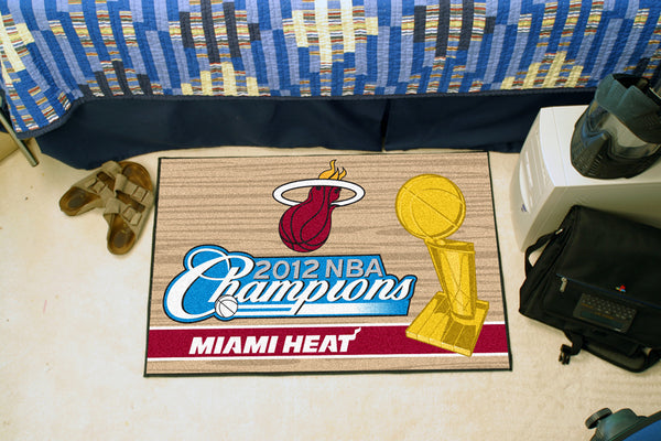 NBA - Miami Heat Starter Mat with 2012 NBA Champions Logo
