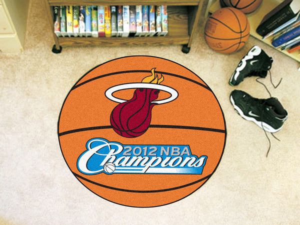 NBA - Miami Heat Basketball Mat with 2012 NBA Champions Logo
