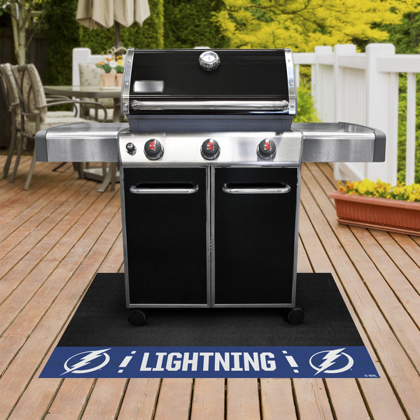 NHL - Tampa Bay Lightning Grill Mat with Lightning Logo