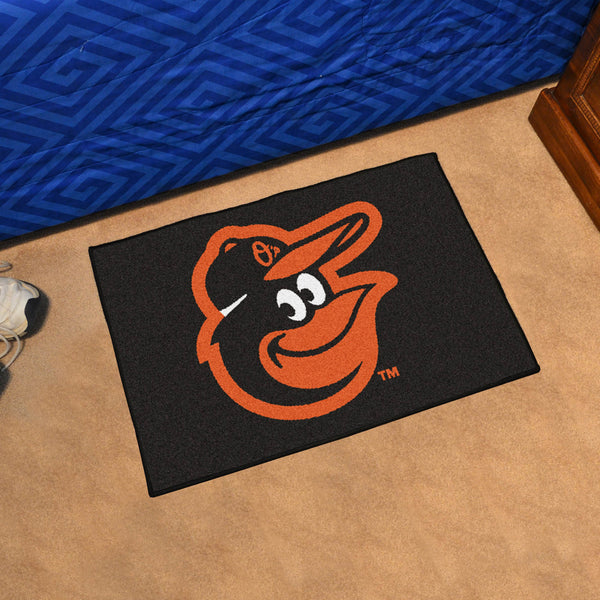 MLB - Baltimore Orioles Starter Mat with BO Mascot Logo