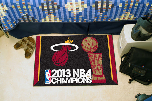 NBA - Miami Heat Starter Mat with 2013 NBA Champions Logo