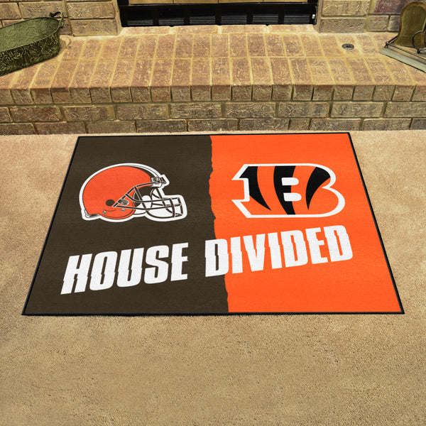 '-House Divided Mat-True Sports Fan