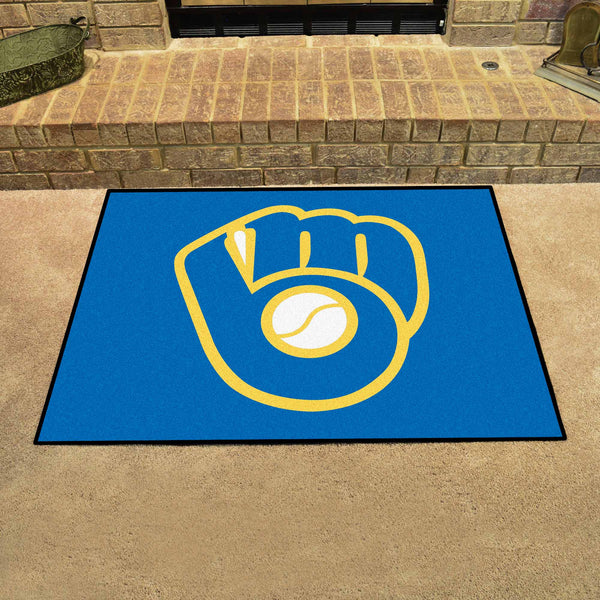 MLB - Milwaukee Brewers All-Star Mat with Symbol Logo