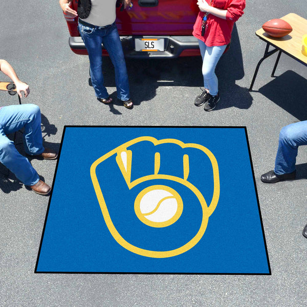 MLB - Milwaukee Brewers Tailgater Mat with Symbol Logo