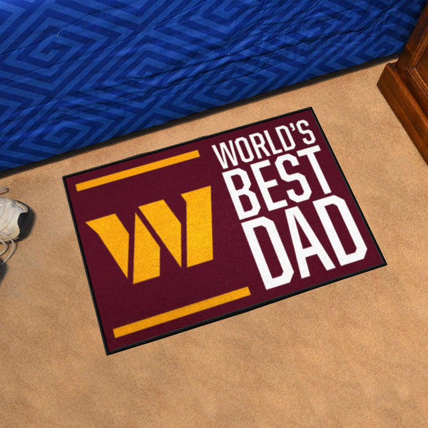 '-Starter Mat - World's Best Dad-True Sports Fan