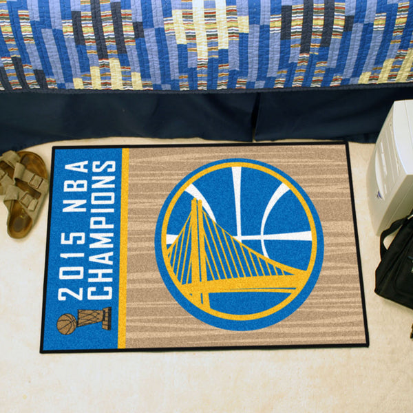 NBA - Golden State Warriors Starter Mat with 2015 NBA Champions Logo