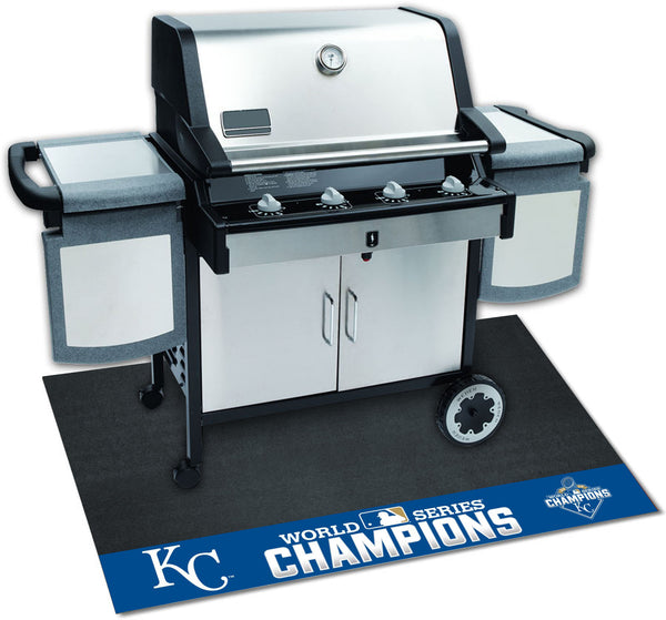 MLB - Kansas City Royals Grill Mat with World Series Champions 2015 KC Logo